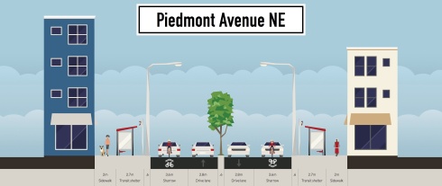 Streetmix: Piedmont Ave.